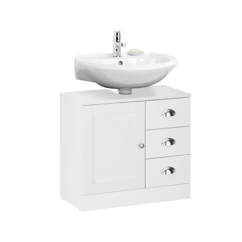 Brisbin Back To Wall Toilet Unit, White