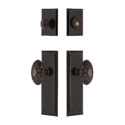 Nostalgic Warehouse New York Entry Set with Victorian Knob