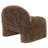 Mina Faux Fur Accent Chair In Brown-567561116