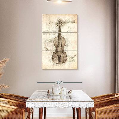 Vieux plan de violon