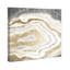 «Abstract Silver Gold Agate Geode Crystals», reproduction d'art graphique sur toile-1878393173-1790379035