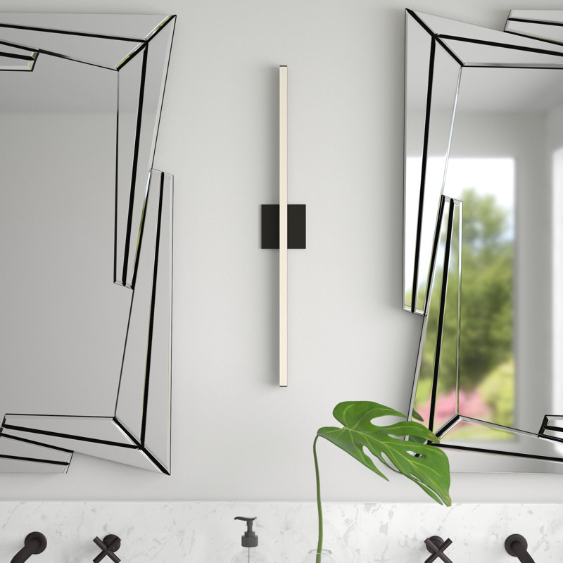 Stix Dimmable LED Vanity Light, Satin Black