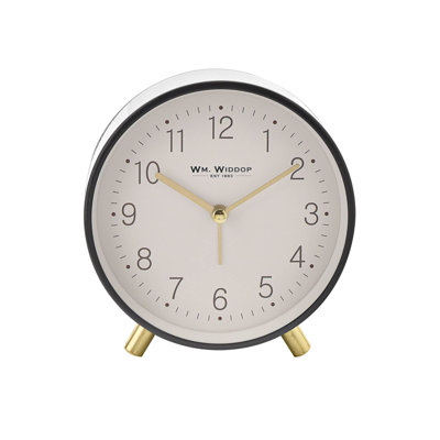 Metal Quartz movement / Crystal Alarm Tabletop Clock