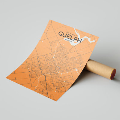 Guelph City Map, impression