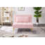Tissu convertible futon avec pieds en métal