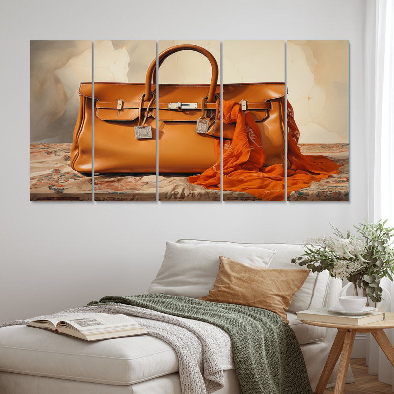 Impression sur toile 5 pièces Minimalim Brown