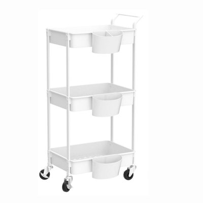 3-Tier Utility Rolling Cart
