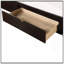 Lit de jour en bois robuste avec lit gigogne et rangement, extensible pour une utilisation polyvalente-2104275687