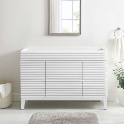 Base de meuble-lavabo simple 48 po Modway Render