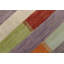 Tapis beige / gris / rouge en laine noué à la main 3 pi 4 po x 5 pi 1 po Haddam
