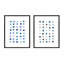 Blue Dot. Set Of 2 Painting by Andrea Stokes-468466239-468466210