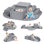 Canapé pour enfants, canapé pliant pour tout-petits 12 pièces, canapé pour enfants modulaire pour salle de jeux