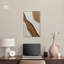 «Light Sand Waves», toile abstraite géométrique par Art Remedy-105531470-105531473