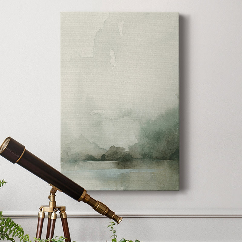 Impression sur toile tendue «Heavy Fog II», H 36 po x l 24 po x P 1 po