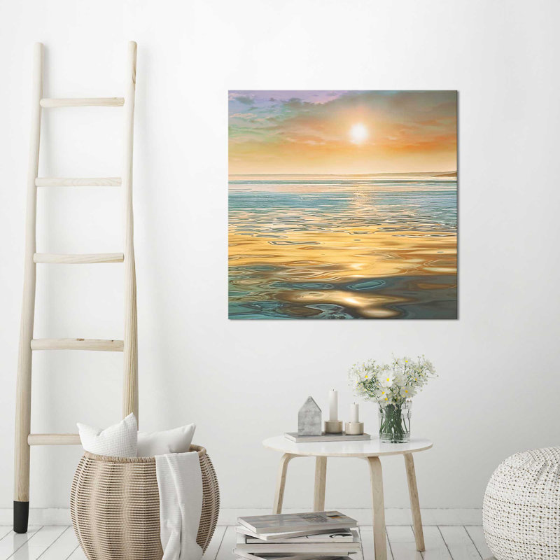 «Evening Calm», reproduction, H 18 po x l 30 po x P 1 po, Toile tendue