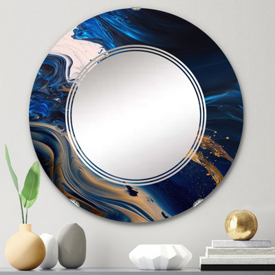 Miroir mural Prenell Ice Paint Splash II - Modern