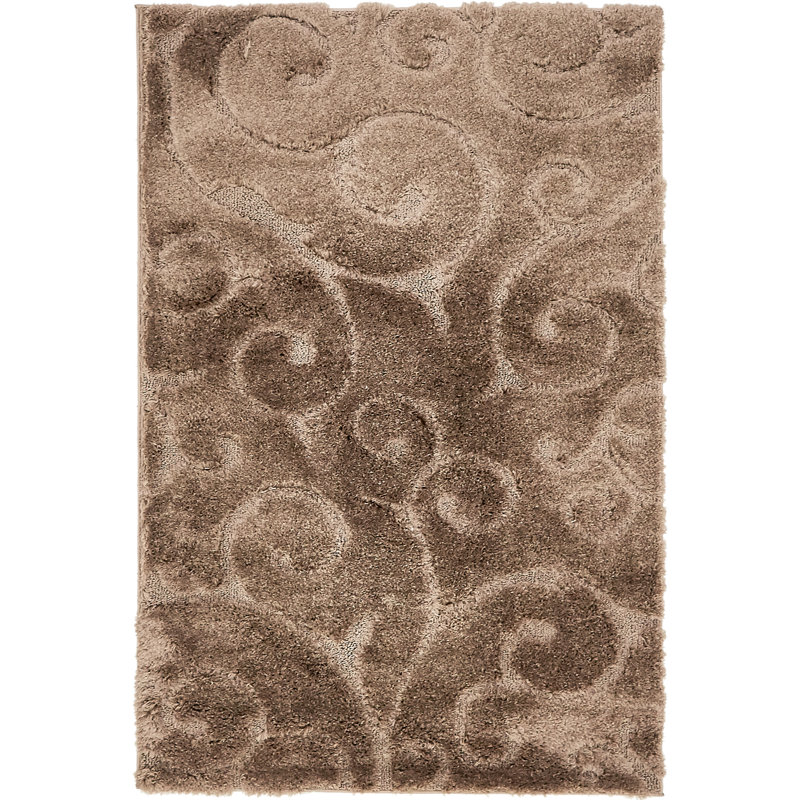 Tapis rouge sang Baynes, Rectangulaire 4 pi x 6 pi, Brown