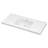 48" Solid Surface Single Bathroom Vanity Top In White With Sink