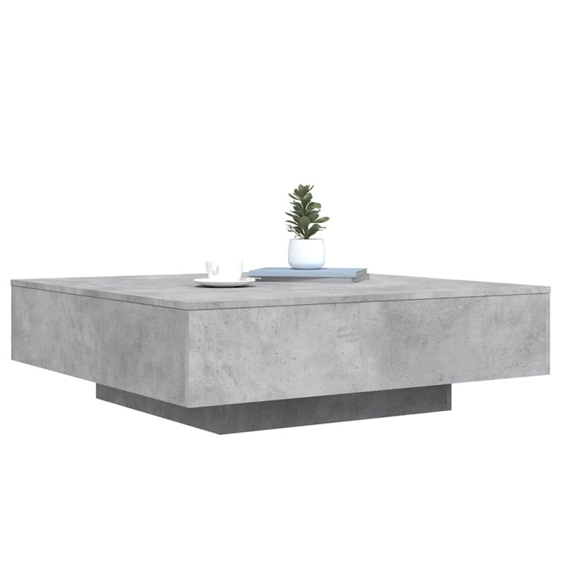 Bronda Coffee Table, 31cm H x 100cm W x 100cm D, Concrete Grey
