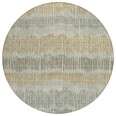 Rectangle Malek Indoor/Outdoor Area Rug with Non-Slip Backing