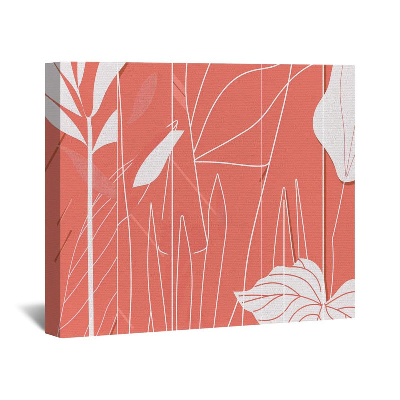 Décoration murale sur toile Botanical, H 11 po x l 14 po