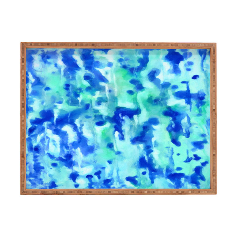 Plateau de table repose-pieds/café abstract