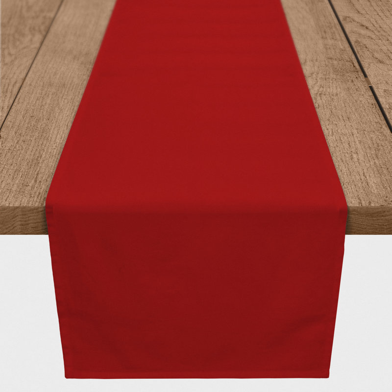 Chemin de table Costantina, P 16 po x L 72 po, Rouge