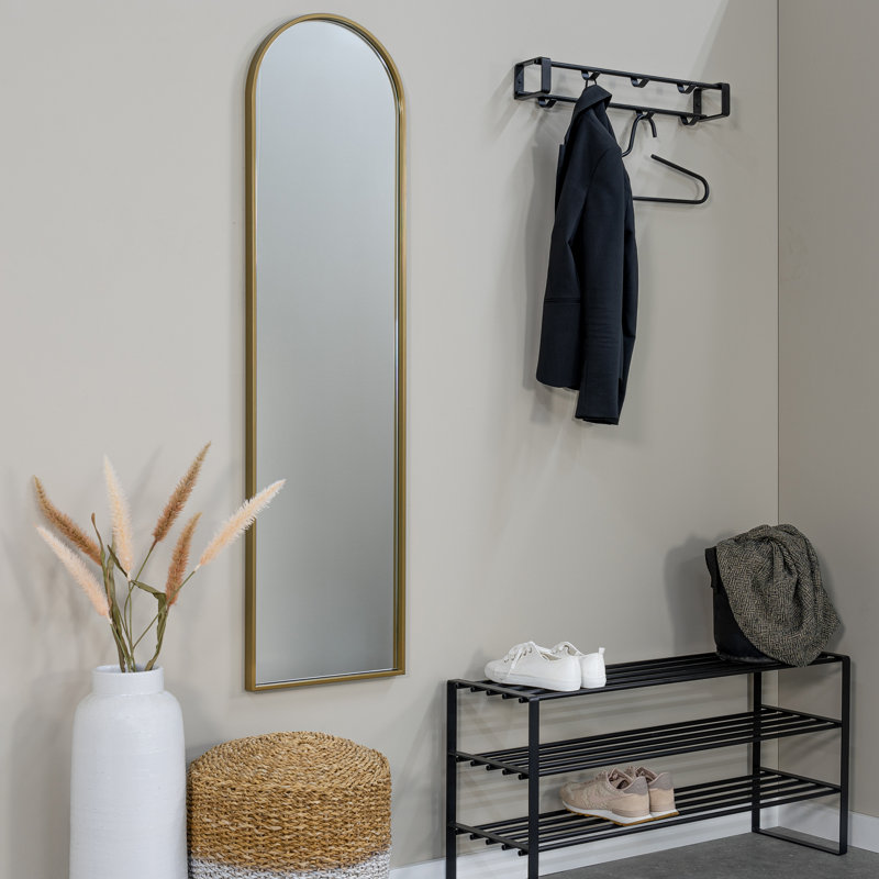 ARCH Metal Wall Mirror, Gold