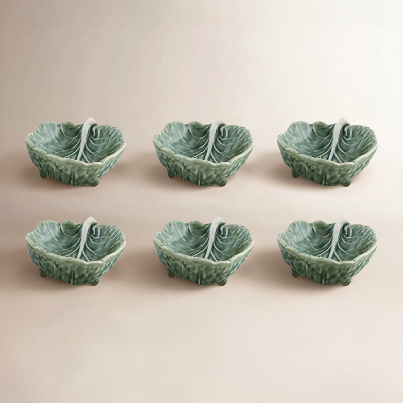 Cabbage 4 oz. Leaf Dessert Bowl