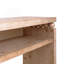 Console 59 po, console rustique moderne, table d'entrée étroite, table de canapé en bois, table de couloir avec rangement