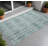 3' X 5' Teal Geometric Washable Non Skid Indoor Outdoor Area Rug