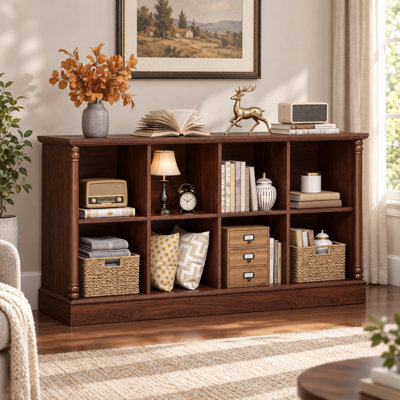 8-Cube Storage Bookcase (54" W)