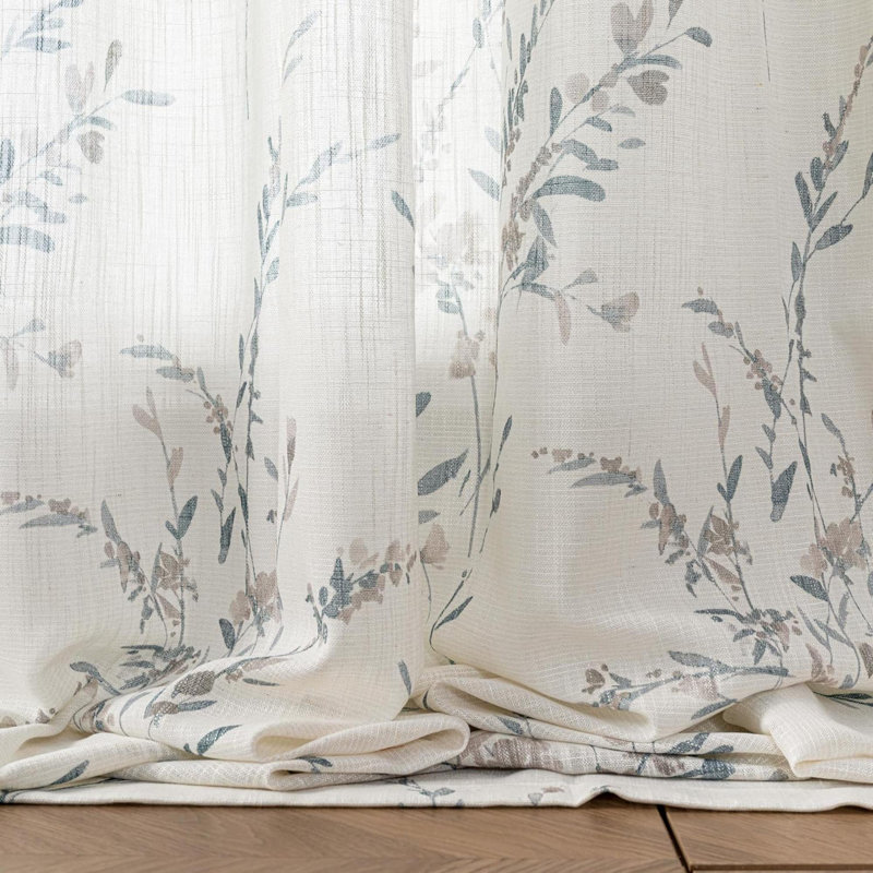Rideaux pour le salon, rideaux verticaux, aspect lin, filtrage de la lumière de la chambre à coucher, intimité, texture de style maison de campagne, doux au toucher pour la salle à manger