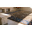 Tapis brun antique en laine Art déco