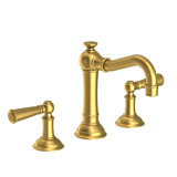 Jacobean Widespread Bathroom Faucet with Drain Assembly