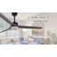 60" Elizandra 3 - Blade LED Standard Ceiling Fan with Remote Control and Light Kit Included