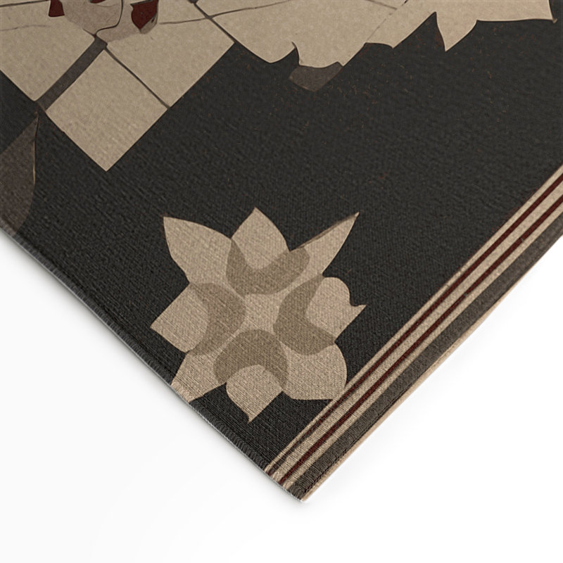 Tapis intérieur et extérieur Eernal Ornament, Rectangulaire 3 pi x 5 pi