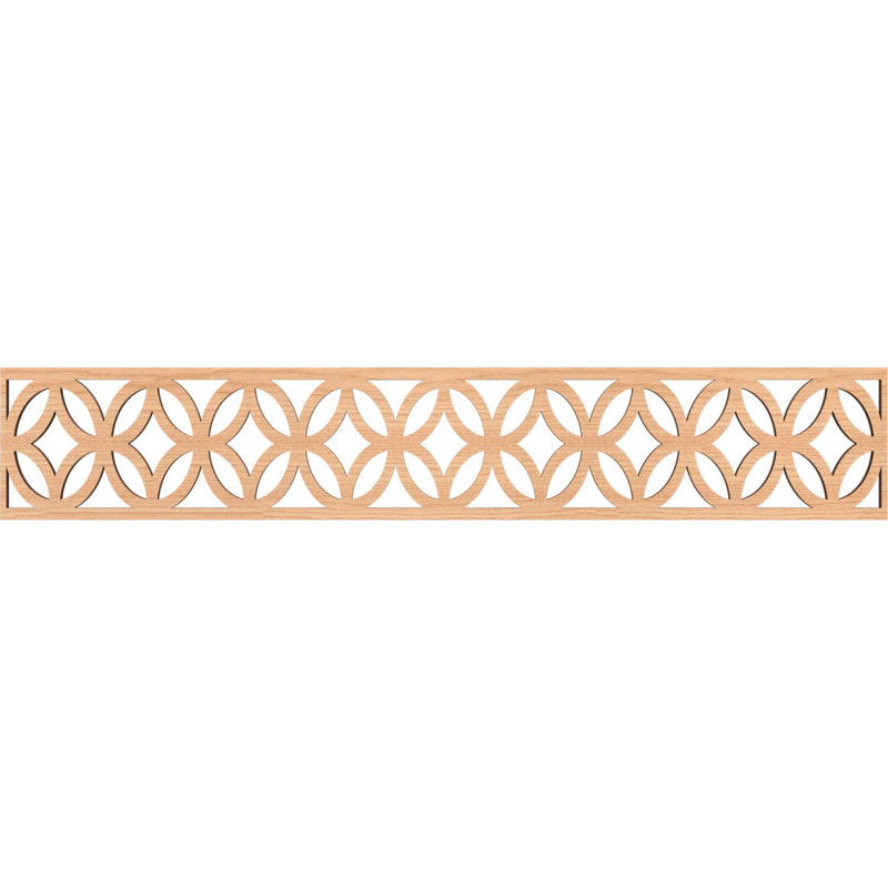 Moulure Crosby, Noyer blanc, H 8 po x l 46,625 po x P 0,375 po
