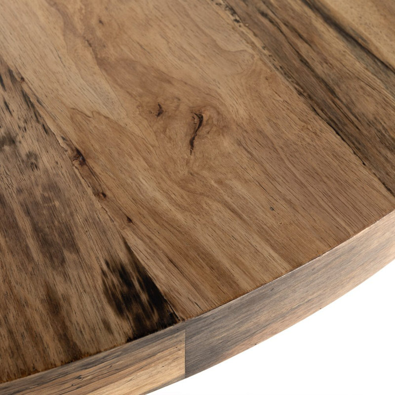 Hudson Round Solid Wood Dining Table