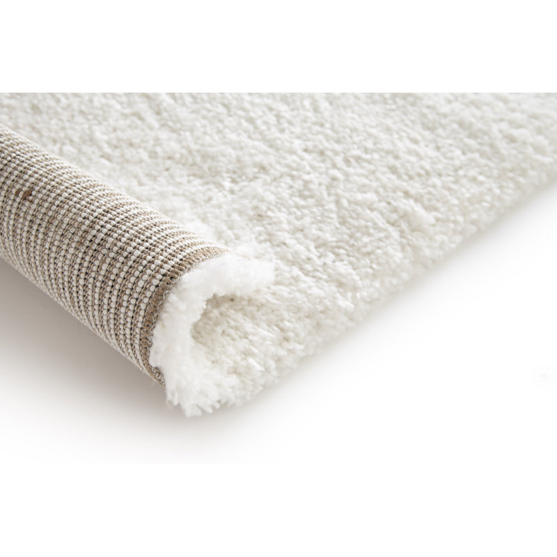 Balroop Solid Colour Shag Area Rug, Rectangle 160cm x 230cm