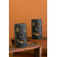  Grand luminaire Jack-O-Lantern en argile noire de 8 po de hauteur-1587247511