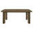 Brown Rectangular Wood Dining Table