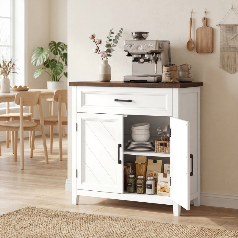 Buffet Modern Farmhouse avec tablette réglable
