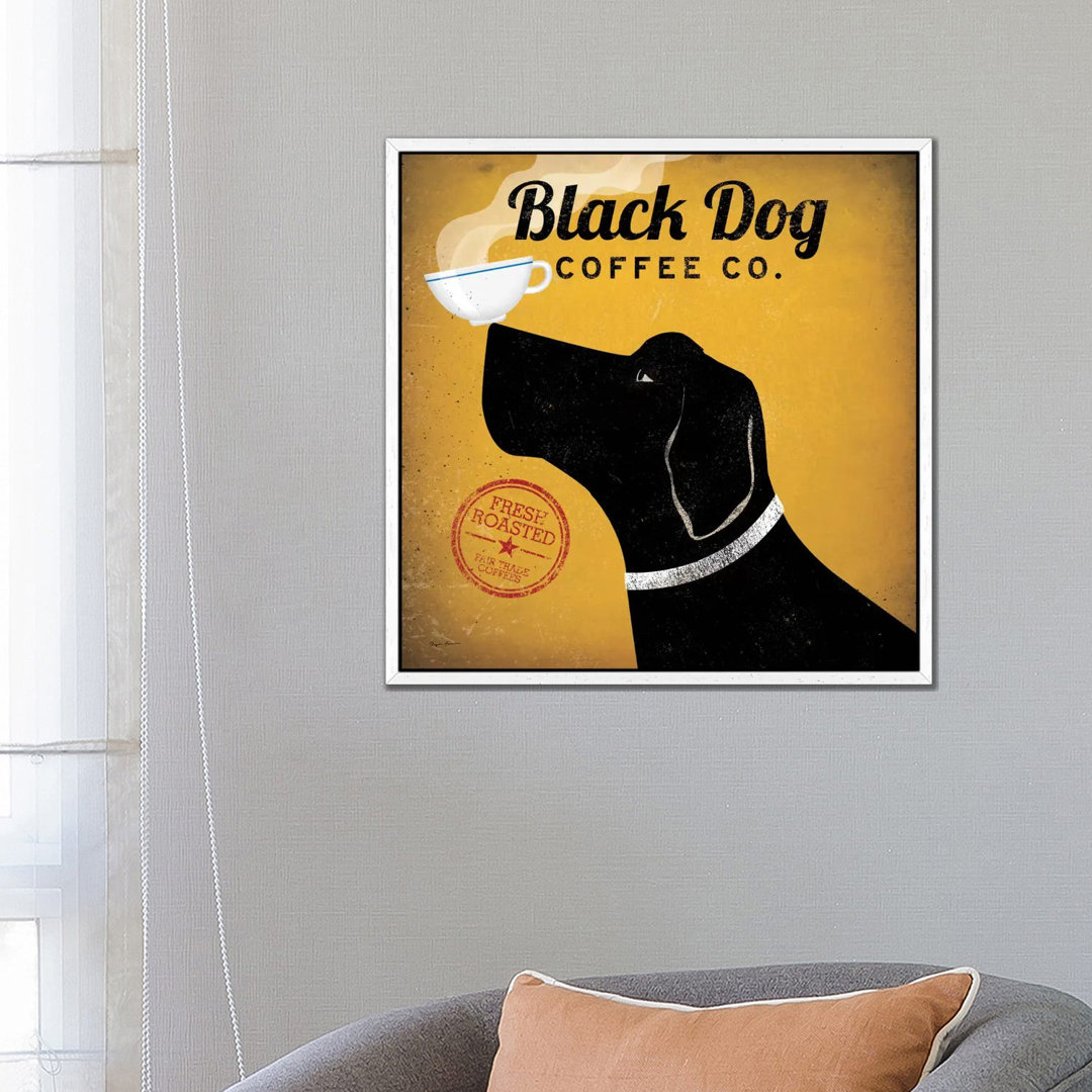 Black Dog Coffee Co. von Ryan Fowler - Gallery-Wrapped Canvas Giclée on Canvas