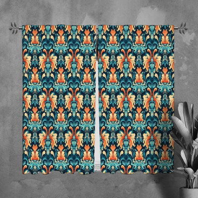 Paire de rideaux obscurcissant en polyester Tamillia