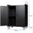 34.09'' W Metal Accent Cabinet
