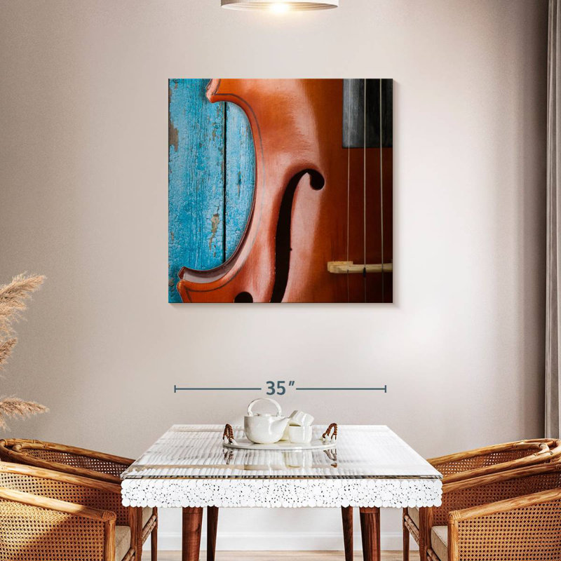 Shiny Cello, 36'' H x 36'' W