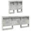 Bookcase Bed Engineered Wood-579053340-579053313