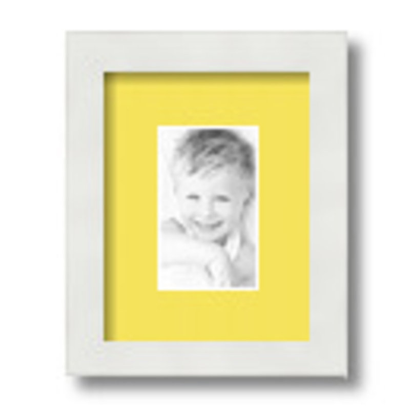 Matte Picture Frame with Mat, Canary