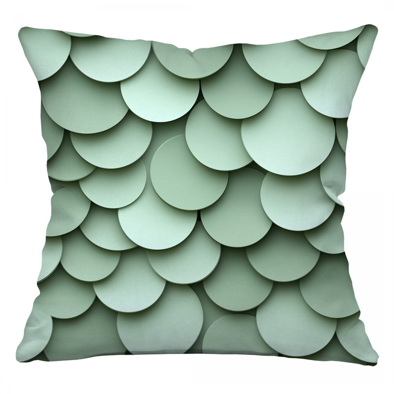 Coussin Scales Texture, Carré 14 po
